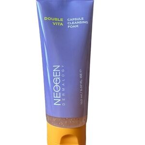 Purple and Yellow Capsule Cleansing Foam